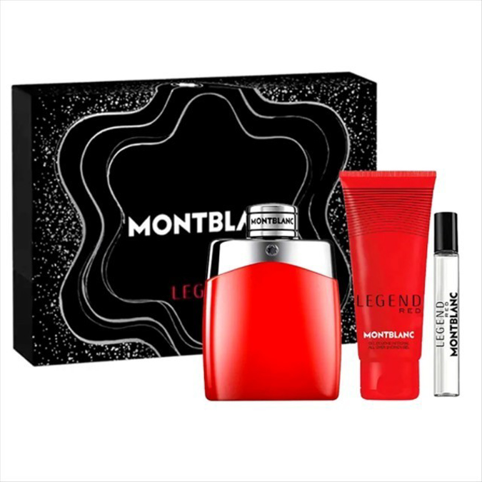 Picture of MONTBLANC LEGEND RED EDP 3 PIECE GIFT SET