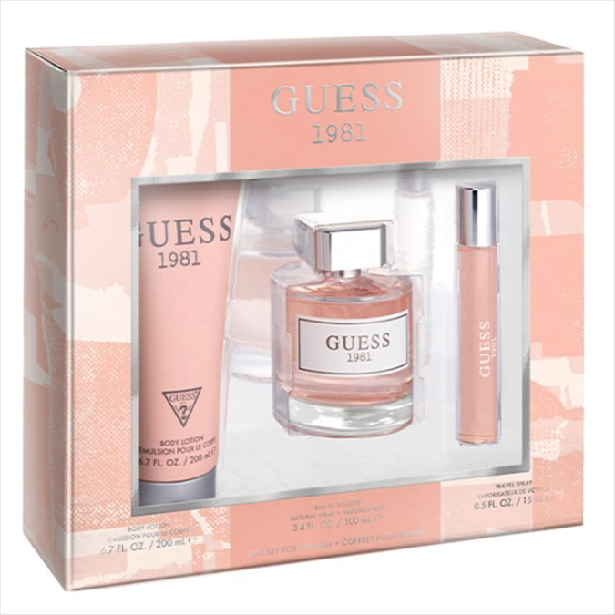 Picture of GUESS 1981 FOR WOMEN EDT 3 PIECE GIFT SET