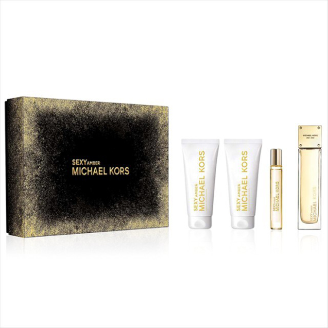 Picture of MICHAEL KORS SEXY AMBER EDP 4 PIECE GIFT SET