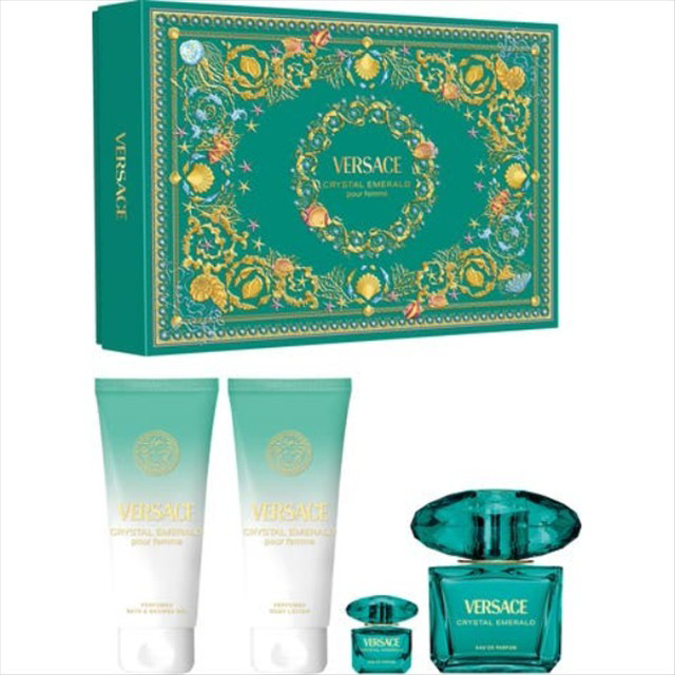 Picture of VERSACE CRYSTAL EMERALD EDP 4 PIECE GIFT SET