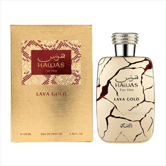 Picture of HAWAS LAVA GOLD EDP 3.4 FL.OZ.