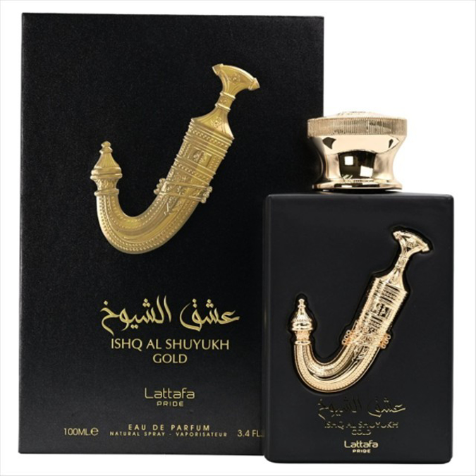 Picture of LATTAFA PRIDE ISHQ AL SHUYUKH GOLD EDP 3.4 FL.OZ.
